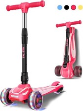 3 Wheel Scooter for Kids Ages 3-12 Years Old Boy Girl with 4 Adjustable