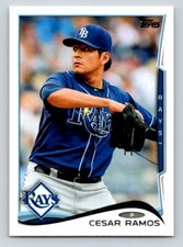 2014 Topps Update #US-86 Cesar Ramos Tampa Bay Rays