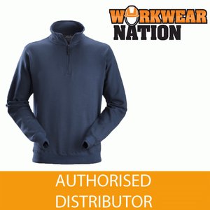 Snickers 2818 ½ Zip Work Sweatshirt NEW STYLE 2017 NAVY BLUE