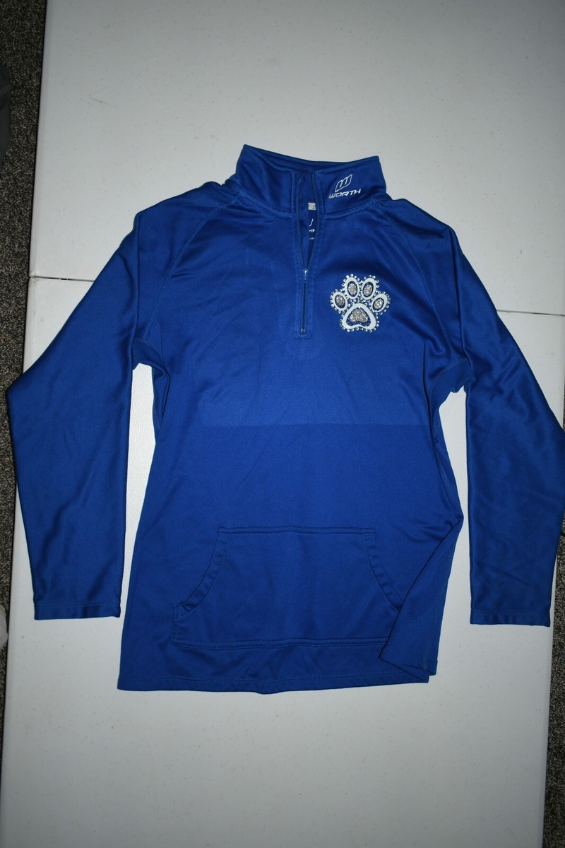 Women's Kentucky Wildcats XS 1/4 Zip Jacket (Royal Blue) Worth