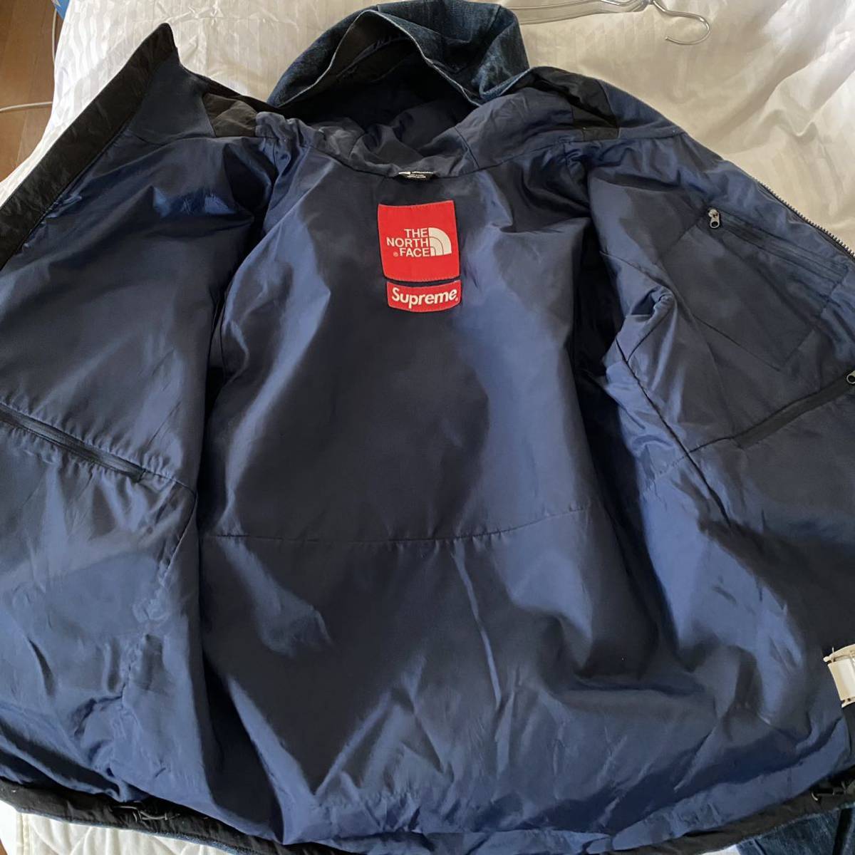 15SS SUPREME THE NORTH FACE Denim Dot Shot Jacket S Size 15SS SUPREME THE NORTH FACE Denim Dot Shot Jacket S Size
