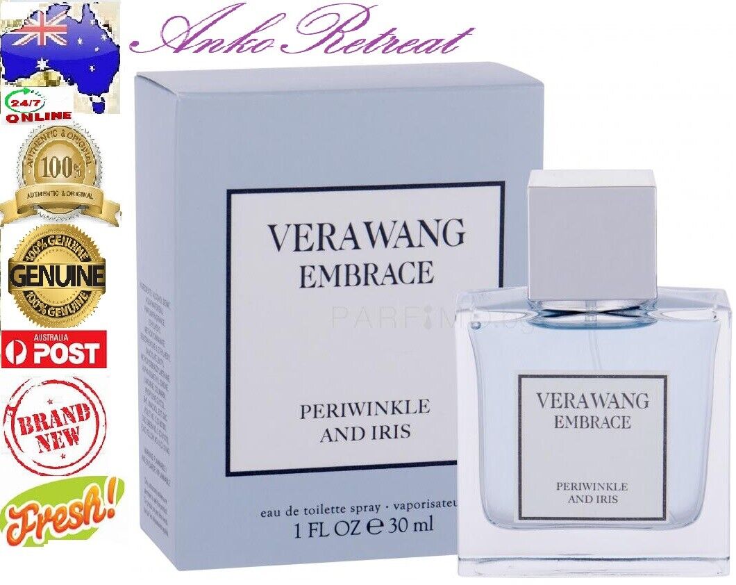 VERA WANG Embrace Periwinkle & Iris 30ml her edt fragrance NEW I/B GENUINE  rare