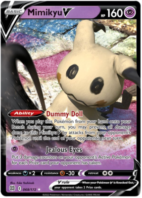 V*5様 2021年 ポケモンカード Mimikyu V Gem Mint 10 Pokémon Mimikyu V 068/172 Brilliant Stars Near Mint | eBay