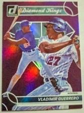 Vladimir Guerrero Diamond Kings Purple Holo Foil 2023 Donruss #27 Montreal Expos