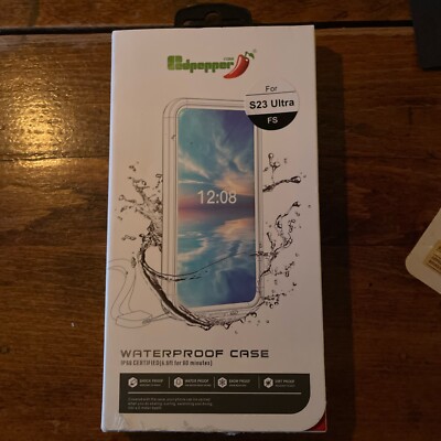 S32 Ultra Waterproof Phone Case IP68 Black Redpepper Wasserdichte Hülle 