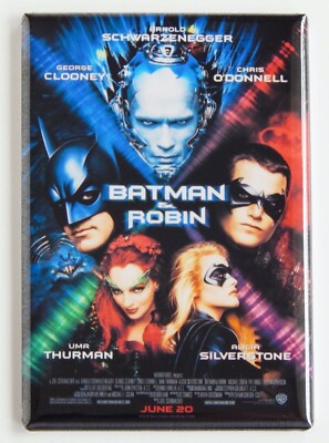 Batman and Robin FRIDGE MAGNET movie poster