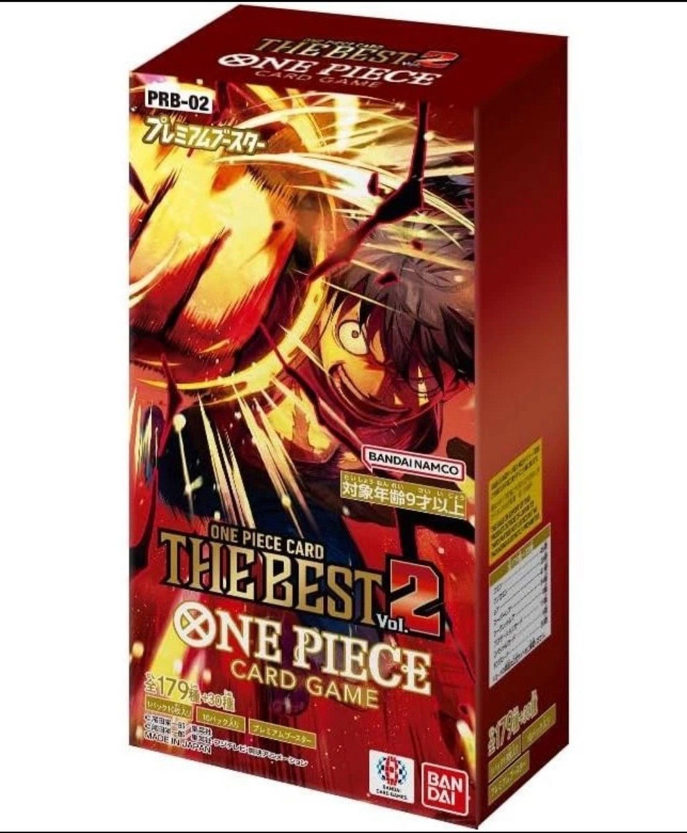 ONE PIECE CARD THE BEST vol.2　6BOX　E PREMIUM BANDAI Premium Card Collection -Best Selection Vol.2