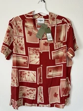 Goodfellow & CO Men's Hawaiian Print Shirt Size M Brand New W Tags