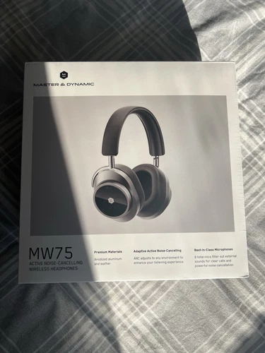 Master & Dynamic MW75 (Gunmetal) Active Noise Canceling Headphones