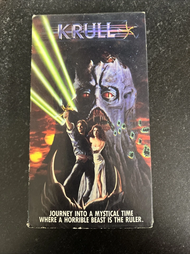 Krull VHS Tape 1988 Sci Fi Horror Movie Cult Classic Aliens Outer space - Image 2 of 4