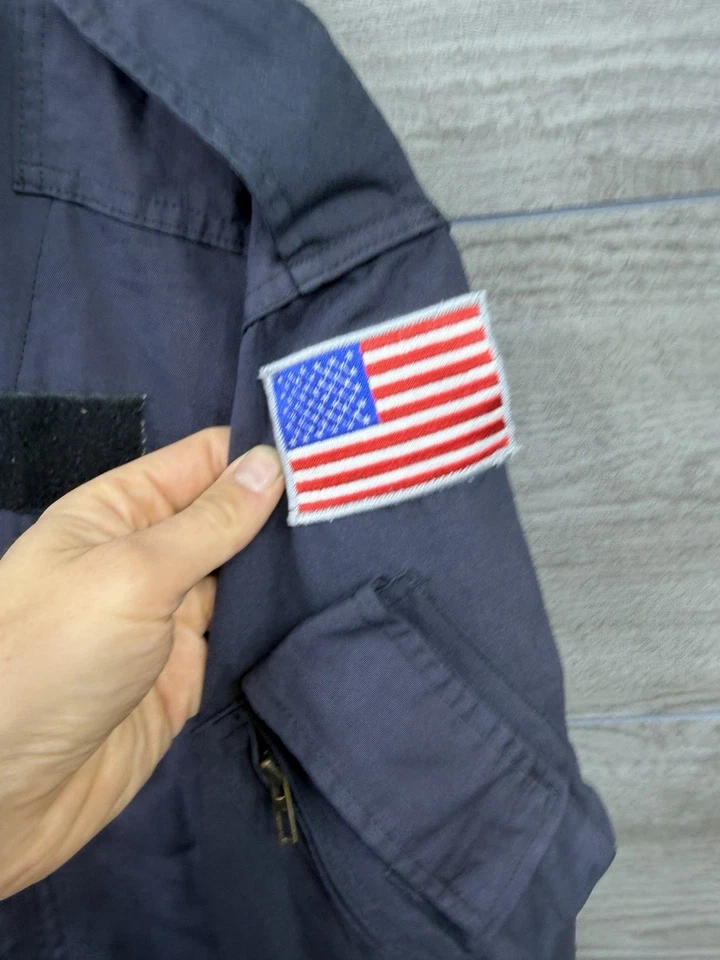 Aureus International Flight Suit 44 Long Nomex Nomex Coverall Med Flight Crew - Image 4 of 4