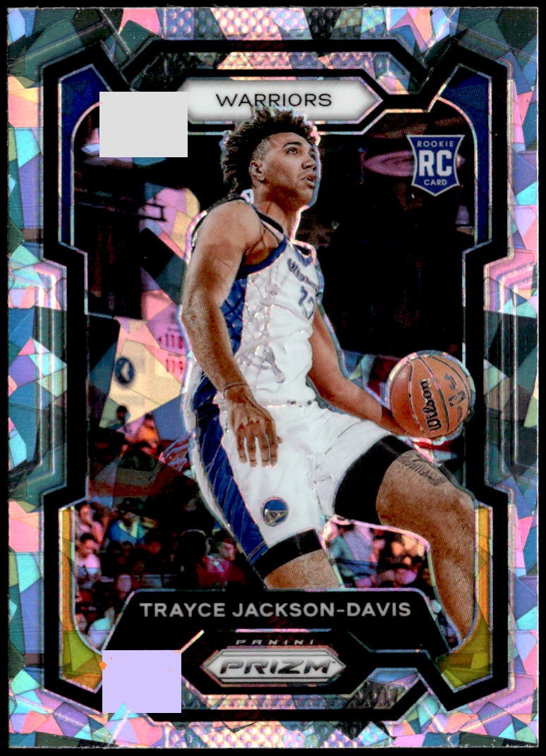 2023-24 Panini Prizm #148 Trayce Jackson-Davis Prizms Ice Rookie E1