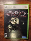 New ListingCondemned: Criminal Origins (Microsoft Xbox 360, 2005)