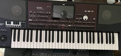 KORG PA700 Schwarz Professional Arranger Elektronisches Keyboard 61 Tasten mi...