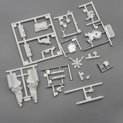 Revell Monogram 1/24 1970 70 Buick GSX Parts Kitbash Engine Motor Chrome