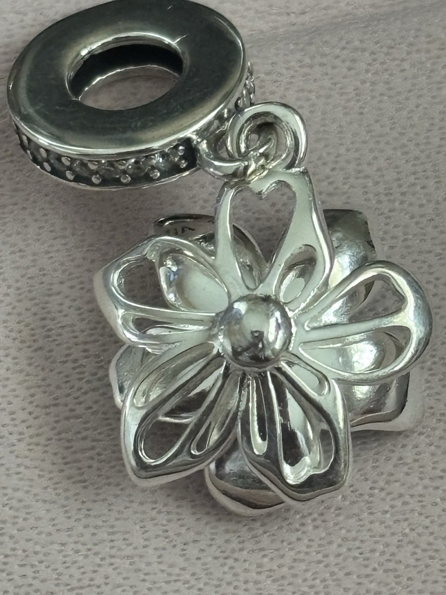 Pandora Blue Blossom Dangle Charm | eBay