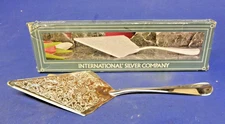 International Silver Co. Silverplated Cake Server 11 1/4" Long Vintage with Box
