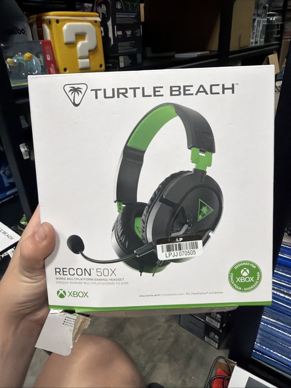 Turtle Beach Recon 50X Xbox Wired Headset Black/Green