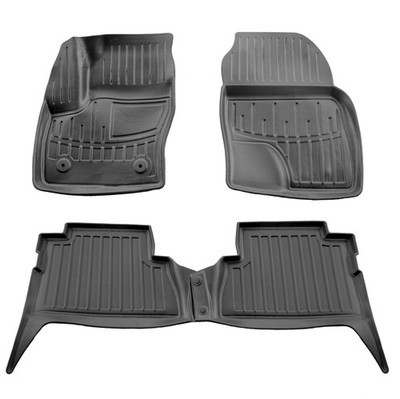 Gummifußmatten für Ford C-Max 2010-2019 3D Schalen Set Automatten