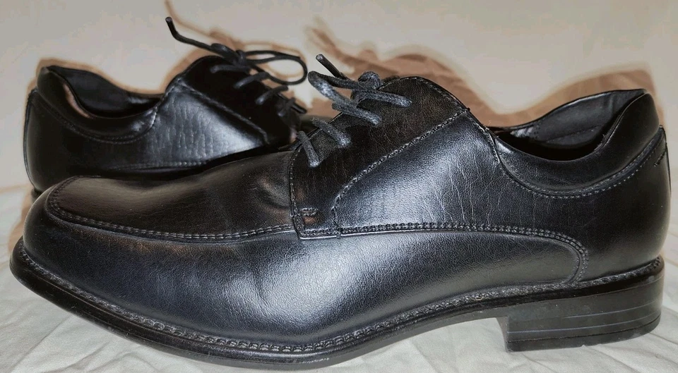 Nuevo Zapato de Vestir Robert David "Lil" Alan Oxford Talla 6.5 Niños Corbata Negra Foto 3 de 4