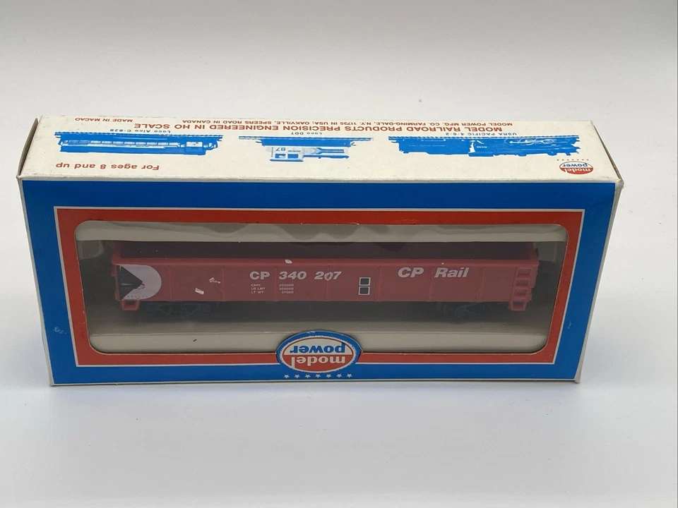 Vintage Model Power HO Scale CP Rail 40' Steel Red Gondola CP 340 207 New - Image 2 of 4