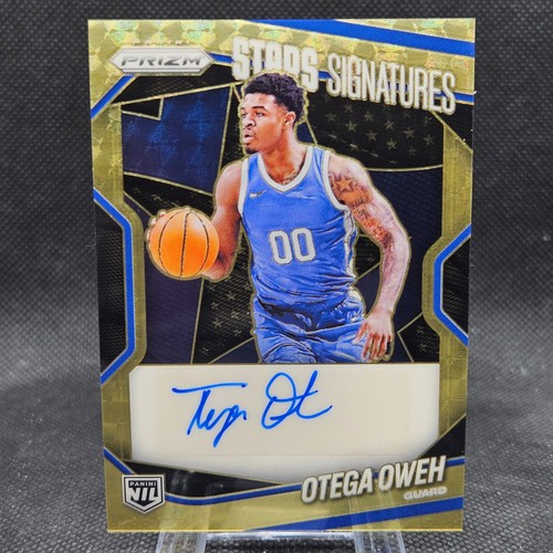 Otega Oweh 2025-26 Prizm Basketball Gold Vinyl FOTL Auto /5 Thunder #PSS-OTE