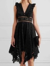 ZIMMERMANN- Broderie Anglaise Asymmetic Embroidered Dress Size 2/Aus 12/US 8