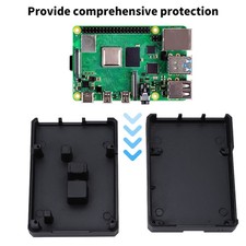 Enclosure for Raspberry Pi 4 Aluminum Alloy Heat Dissipation Protect Shell Micro