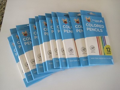 BLUE SUMMIT Colored Pencils 12 In Each Package Lot 11 Boxes