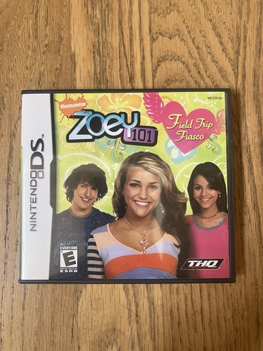 Zoey 101 Field Trip Fiasco Nintendo DS, 2007 CIB ALL INSTRUCTION BOOKLETS