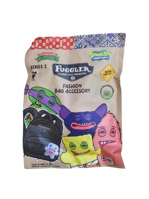 FUGGLER MODE TASCHE ACCESSOIRE SERIE 2 SPONGEBOB TMNT SCHLÜSSELANHÄNGER TASCHE CLIP SCHLÜSSELANHÄNGER 