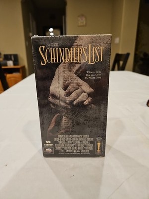 FACTORY SEALED Schindlers List (VHS, 1993, 2-Tape Set) w/ MCA Universal Seal