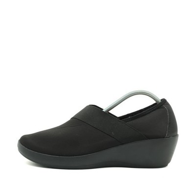 Crocs Damen 2023852 Slipper Schwarz Synthetik Komfortabel Keilpumps EU 40.5
