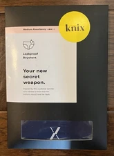 NEW Knix Medium Absorbency Leakproof Midnight Boyshort Size Large