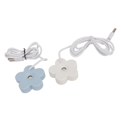 HD (White Blue)Small Flower USB Humidifier Creative Cute Atomization Mist Maker - Picture 21 of 24