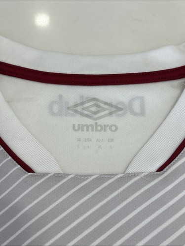 UMBRO FC NURNBERG 1FCN 2018/19 AWAY STADIUM JERSEY SOCCER WHITE MENS Sz Large - Picture 3 of 11