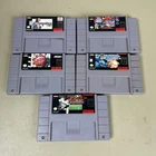 SNES Lot Of 5 Sports Games Baseball Hockey Madden 97 NBA Jam