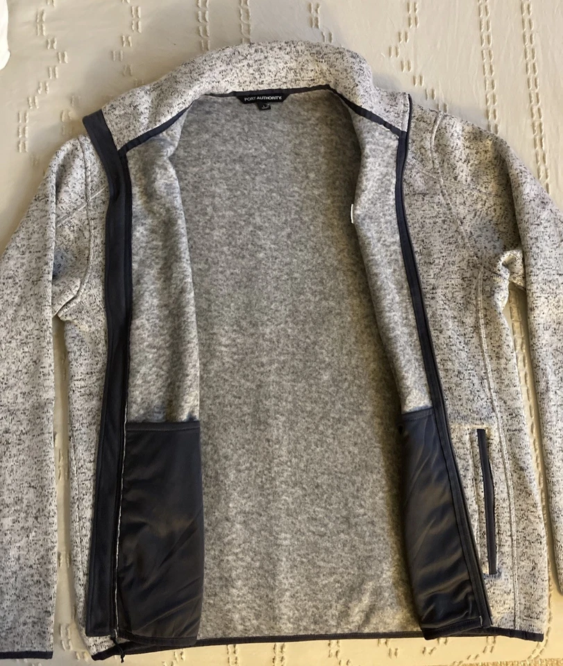 Suéter Fed Ex ~ Mangas Largas, Cremallera Completa, Bolsillos con Cremallera ~ LG Foto 2 de 4