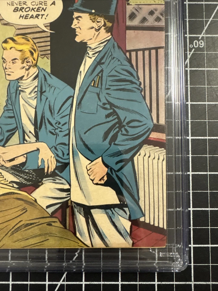 1961 Charlton Romantic Story #57 GGA Romance Love Hypodermic Needle Cover Comic - Image 4 of 4