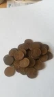 1940-S LINCOLN WHEAT CENT PENNY ROLL,  many extra fine