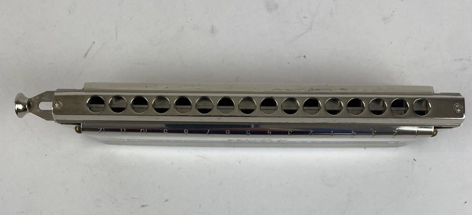 HOHNER Chromonica 280-C Chromatic Harmonica Key C Tested GERMANY w/ Case - Image 3 of 4