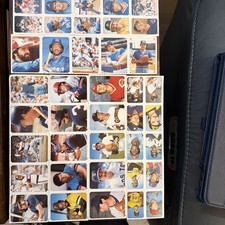 1984 Topps MLB STICKER 13 FULL STRIPS SCHMIDT RYAN SMITH ROSE CARLTON