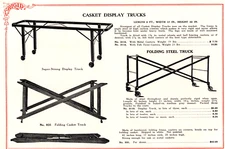 Frigid Fluid Company Casket Display Trucks Funerary Print Ad