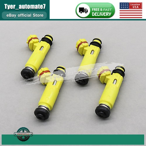 4x Fuel Injectors 195500-4450 For MAZDA MX-5 Miata NA MK RX-8 RX-7 1.3 1.8L 2.0L - Picture 3 of 8