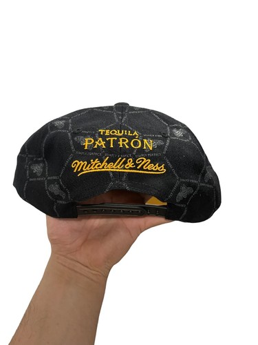 Mitchell & Ness Men's Hat Cap Patron Tequila Bumble Bee Embroidered Snapback - Picture 3 of 4