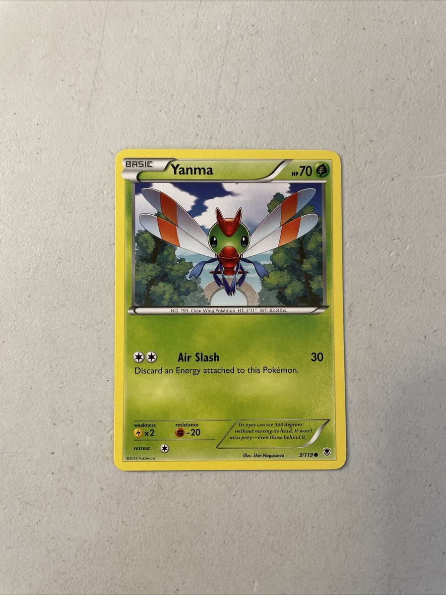 Pokemon TCG 2014 Phantom Forces Trading Card -- Yanma 3/119 | eBay