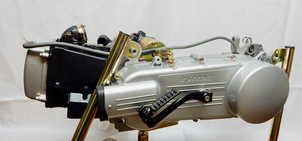 GY6 172cc LONG CASE (61mm BORE) COMPLETE ENGINE BUILT BY THE GY6