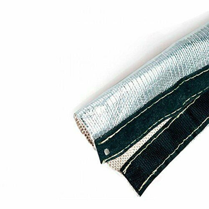 1Pcs Car Metallic Wire Heat Protector Heat Shield Insulation Sleeve  Accessories | eBay