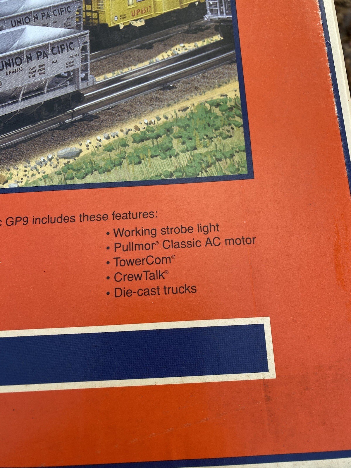 Lionel Train Set Union Pacific GP9 Unit Train Set 611837 new old