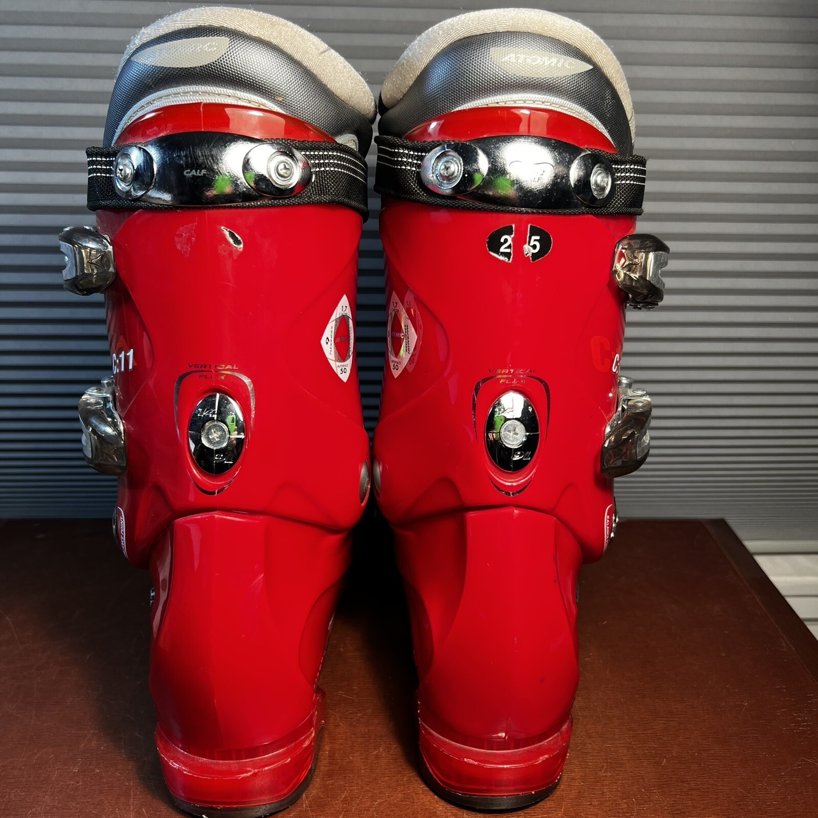 SALOMON Scarponi da sci Atomic C:11 uomo 307 mm Mondo 26 5 rosso brillante Flex 9 guscio offset